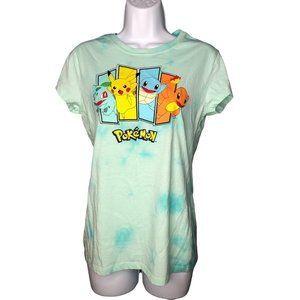 Pokémon teal green large shirt